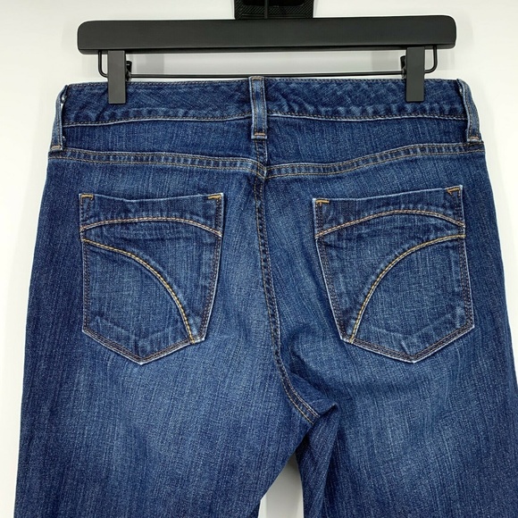 Eddie Bauer Curvy Dark Blue Bootcut Jeans - Picture 6 of 7